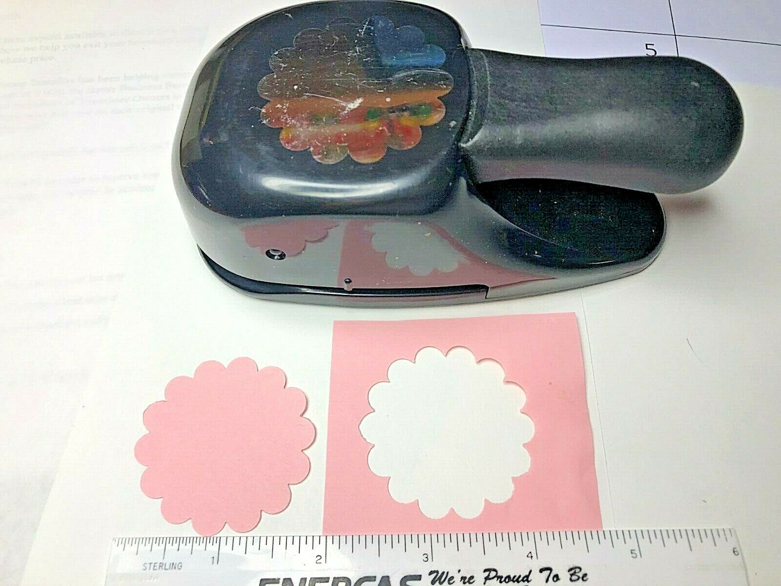 HZMM 1/4 & 1/8 Inch Single Hole Puncher 2 Pcs Circle Paper Punches